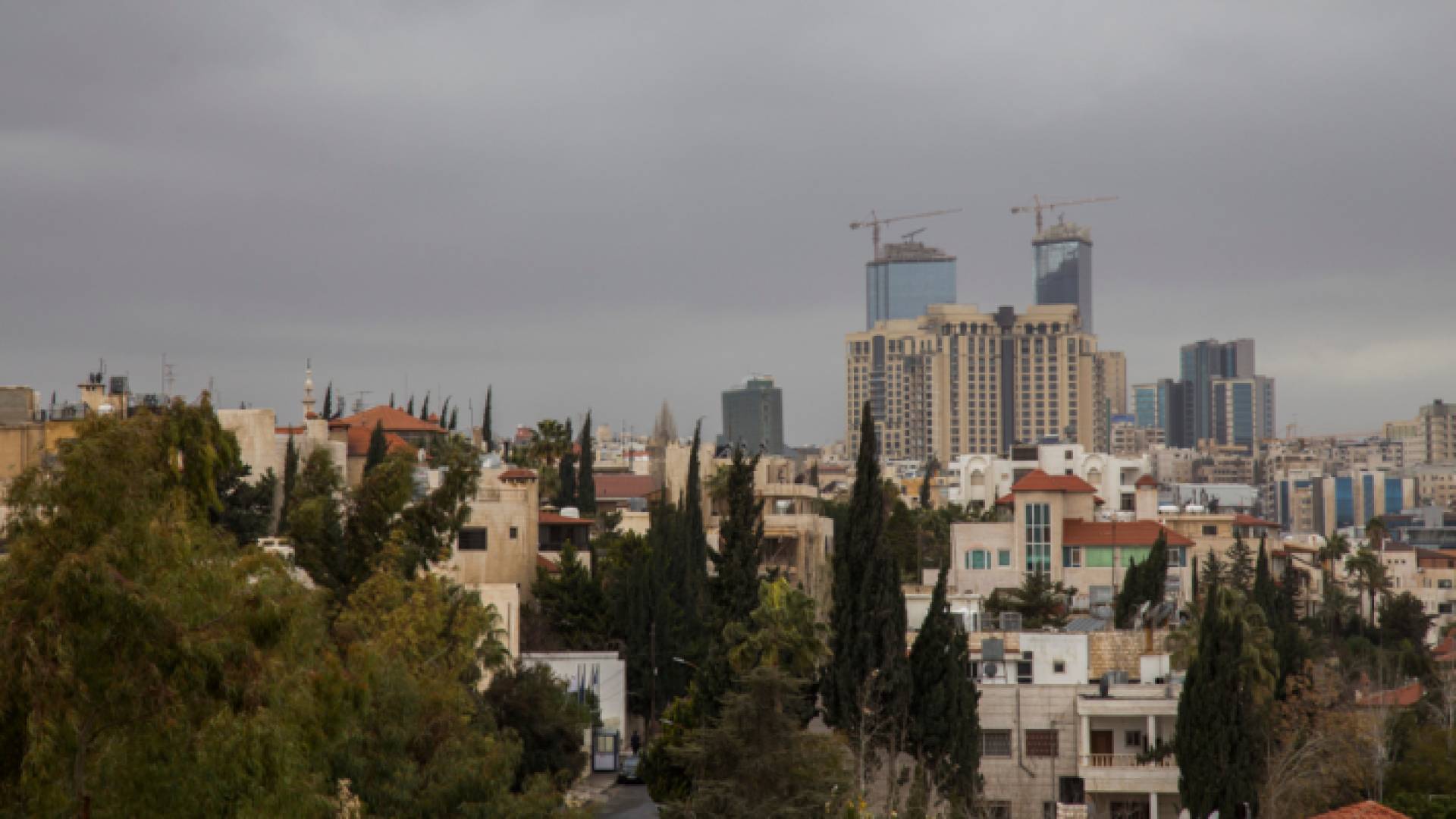 أجواء غائمة في العاصمة عمان