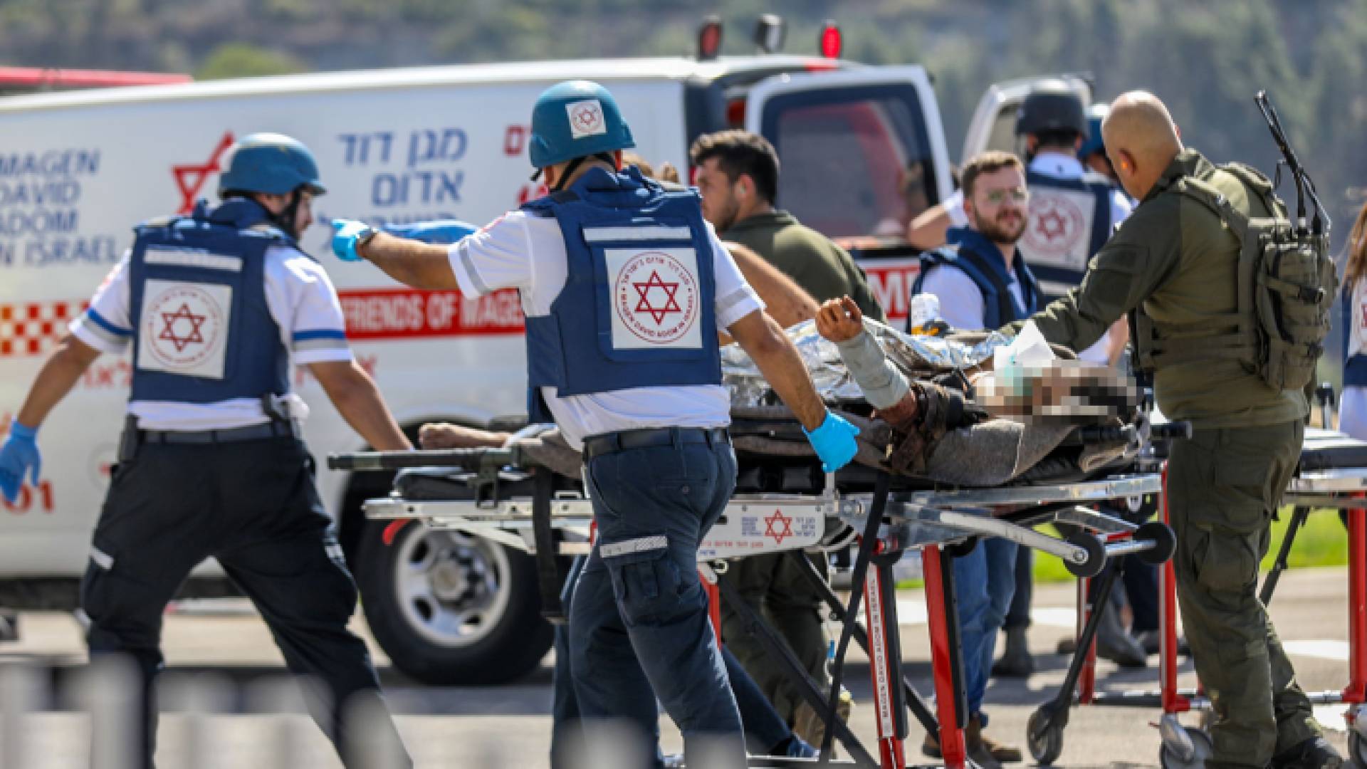 صورة أرشيفية لإصابة مستوطن