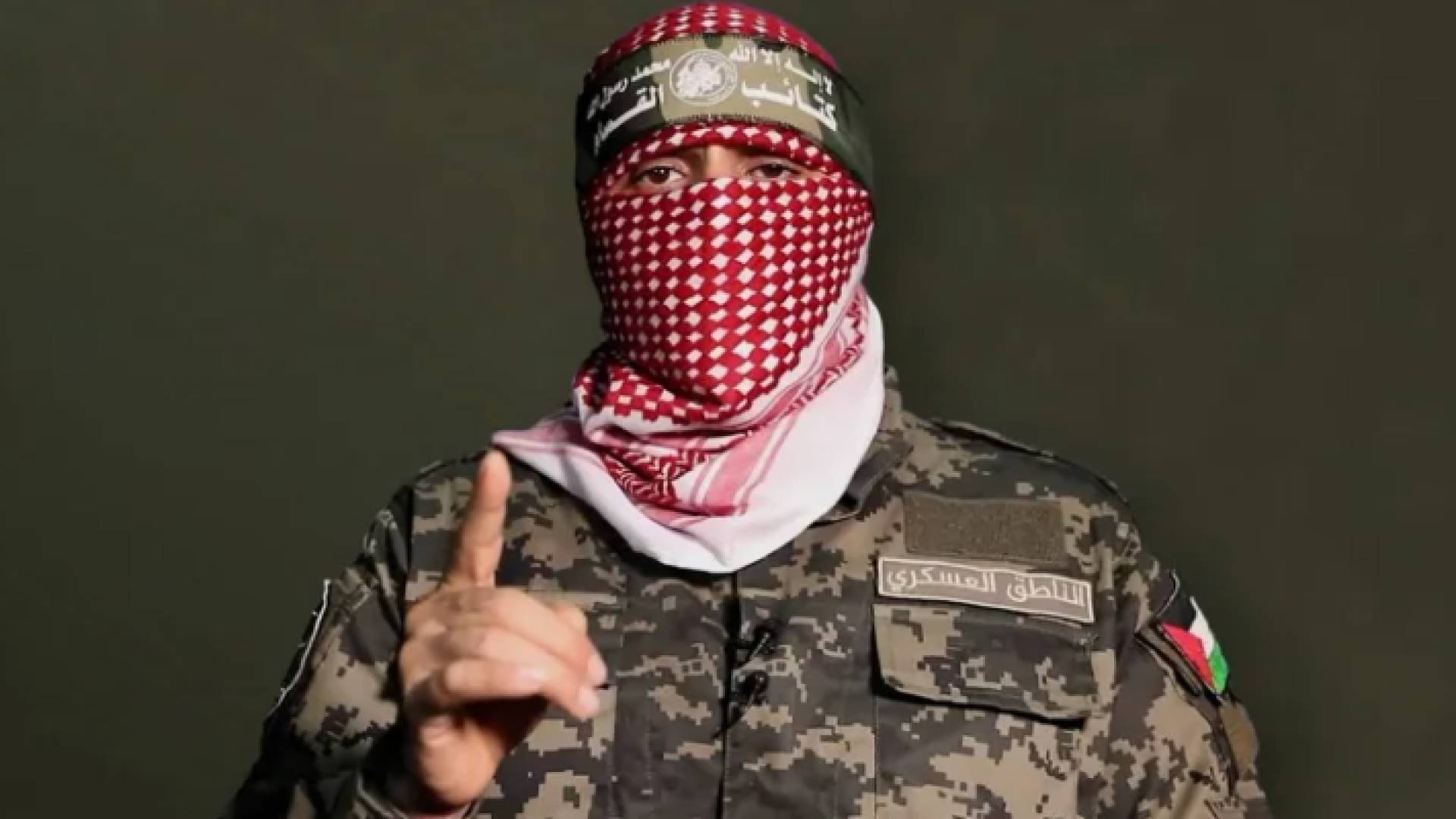 الناطق العسكري باسم كتائب القسام الجناح العسكري لحركة حماس أبو عبيدة