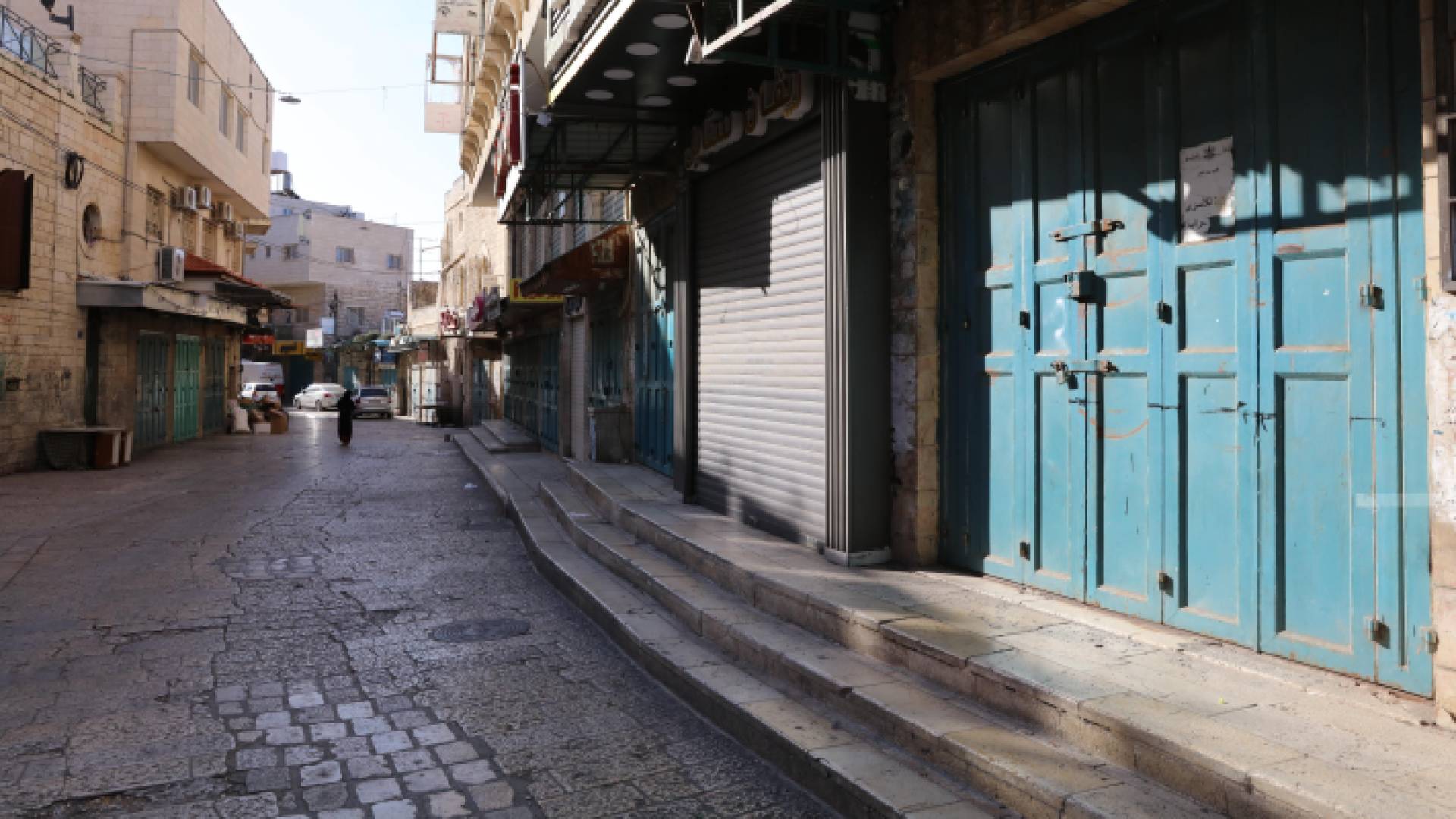 اضراب سابق في الضفة الغربية - أرشيفية
