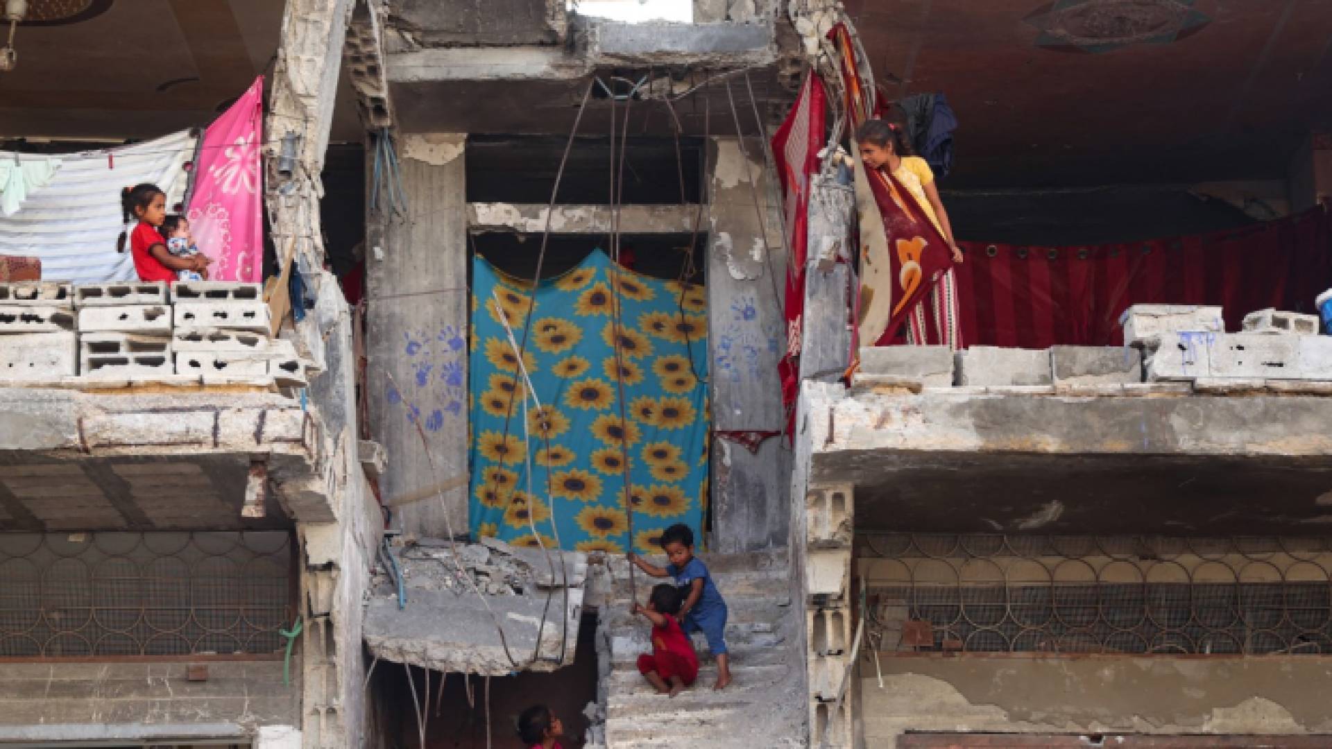 أطفال في قطاع غزة