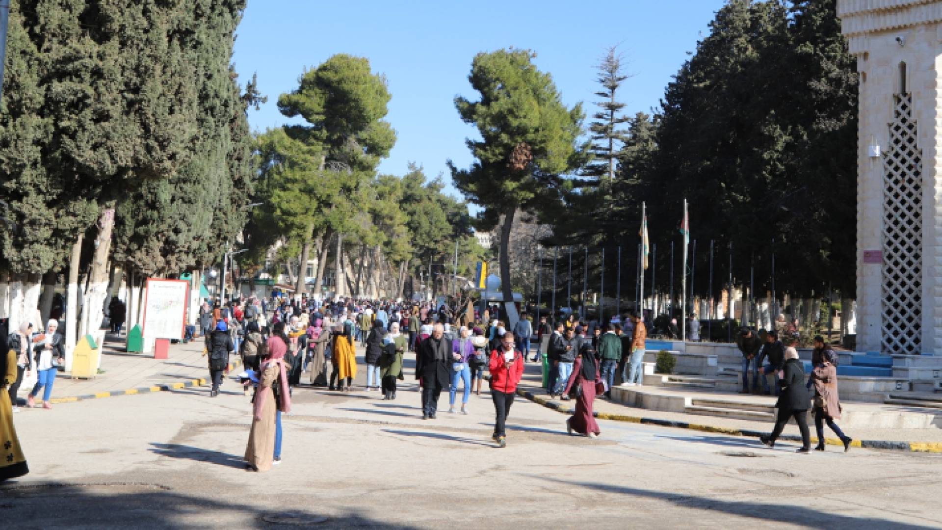 صورة من حرم الجامعة الأردنية في عمان