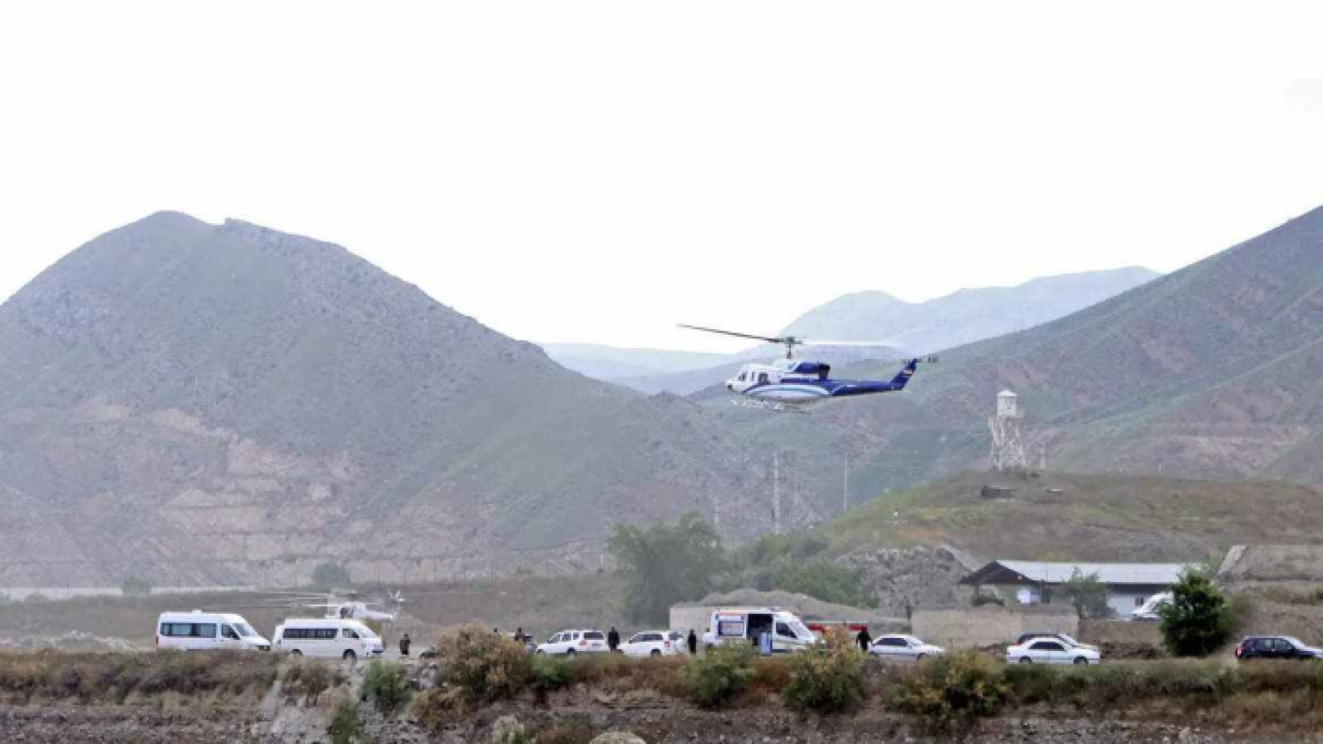 طائرة الرئيس الإيراني لحظة إقلاعها