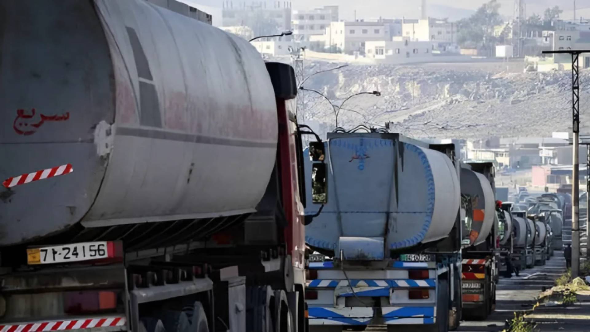 صهريج نقل نفط أردنية