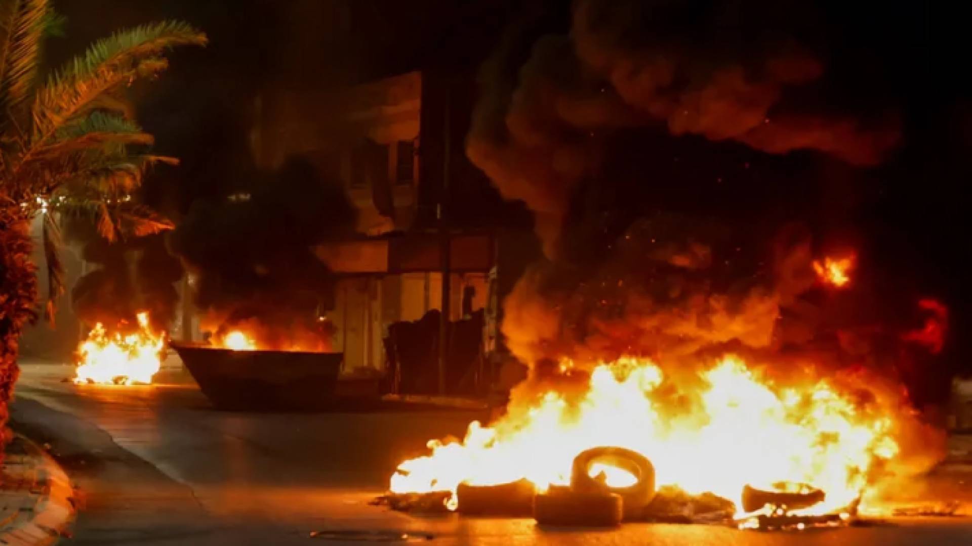 اشعال النيران في جنين "أرشيفية"