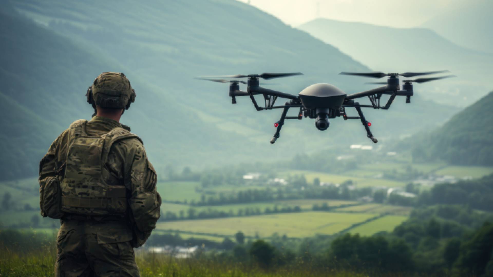 طائرة مسيرة عسكرية - أرشيفية