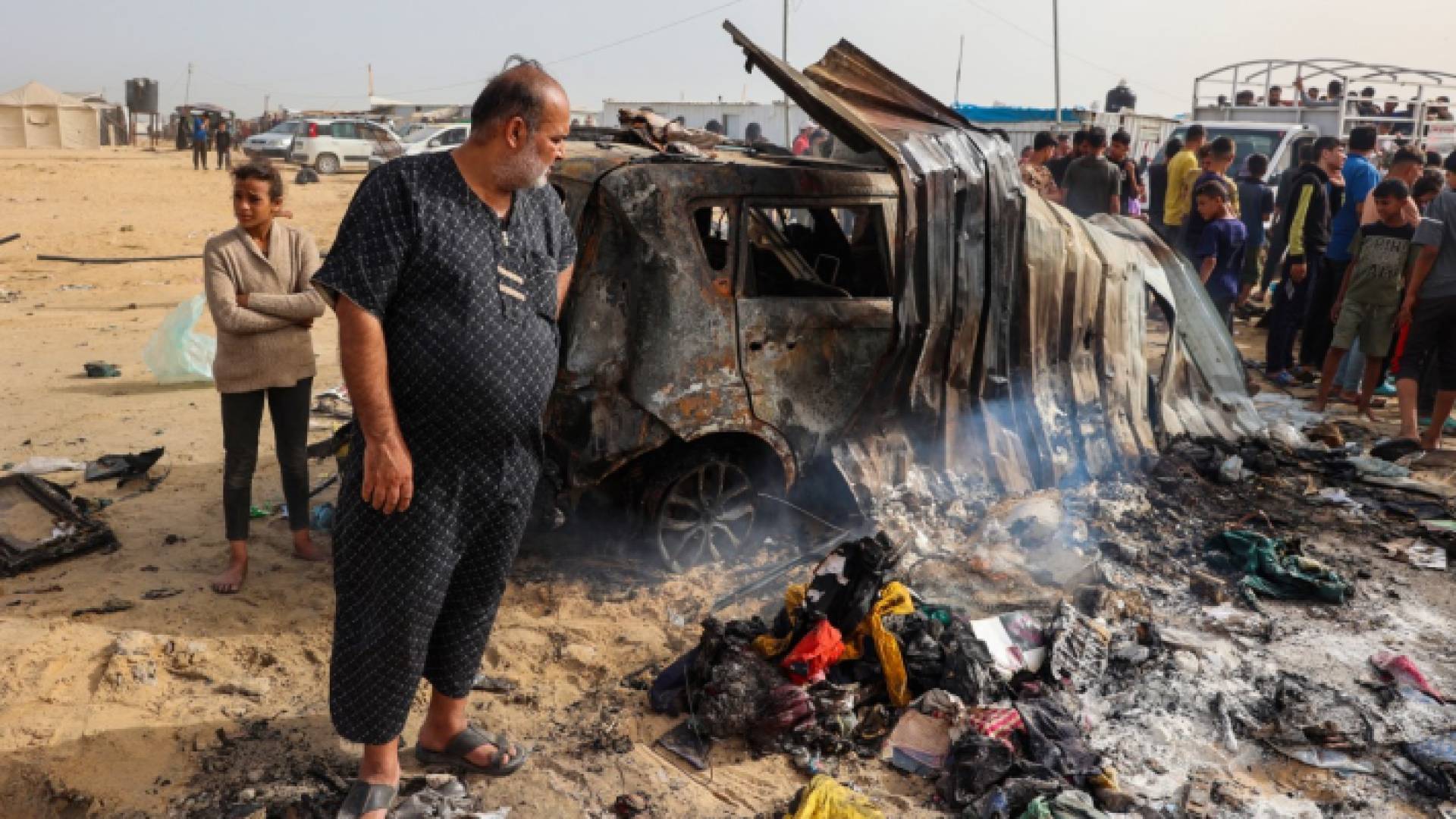 استهداف خيام النازحين في رفح