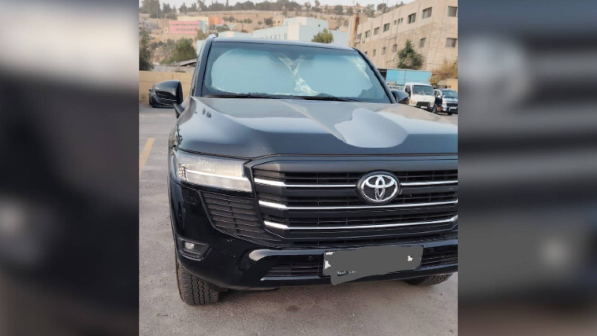 المركبة التي جرى ضبطها