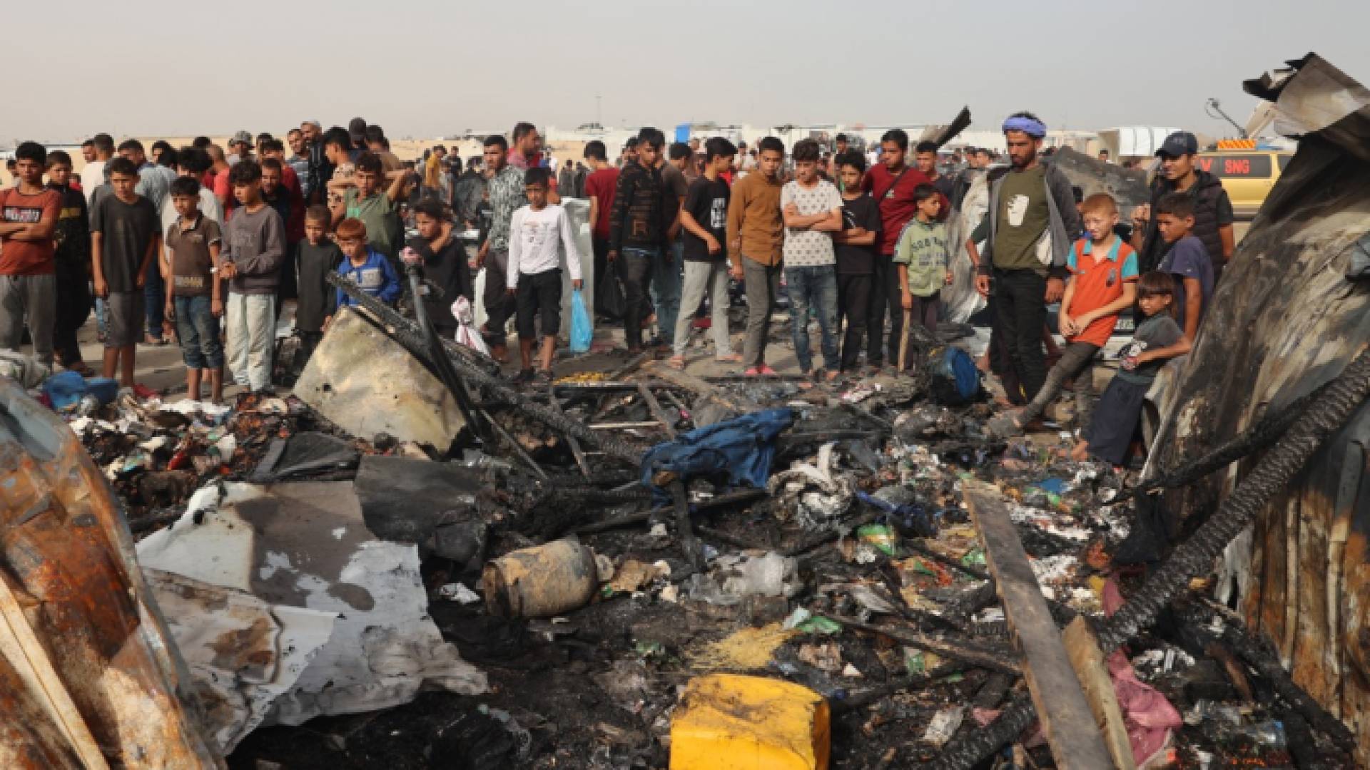 آثار قصف الاحتلال خيام نازحين في رفح