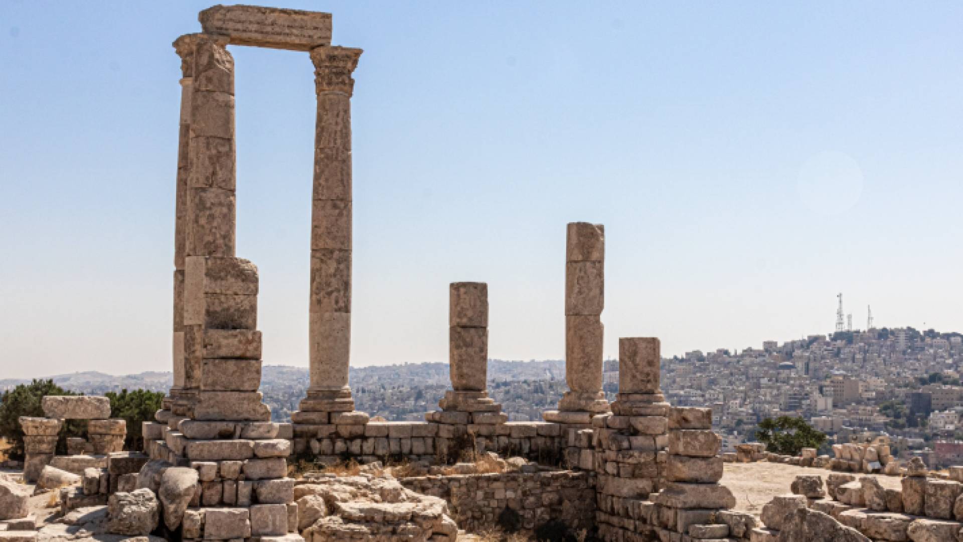 جبل القلعة في العاصمة عمان