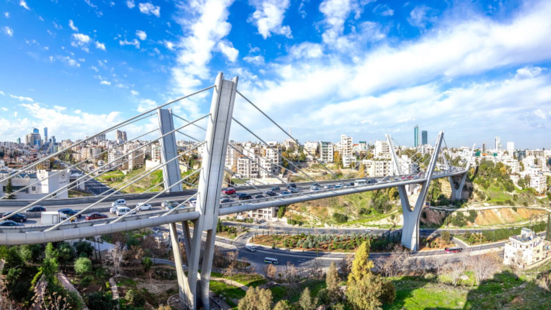 جسر عبدون في العاصمة عمان