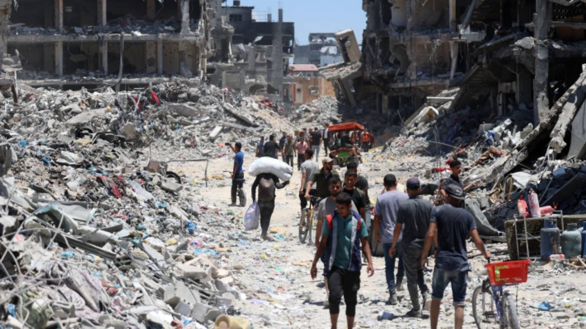 آثار الدمار في غزة