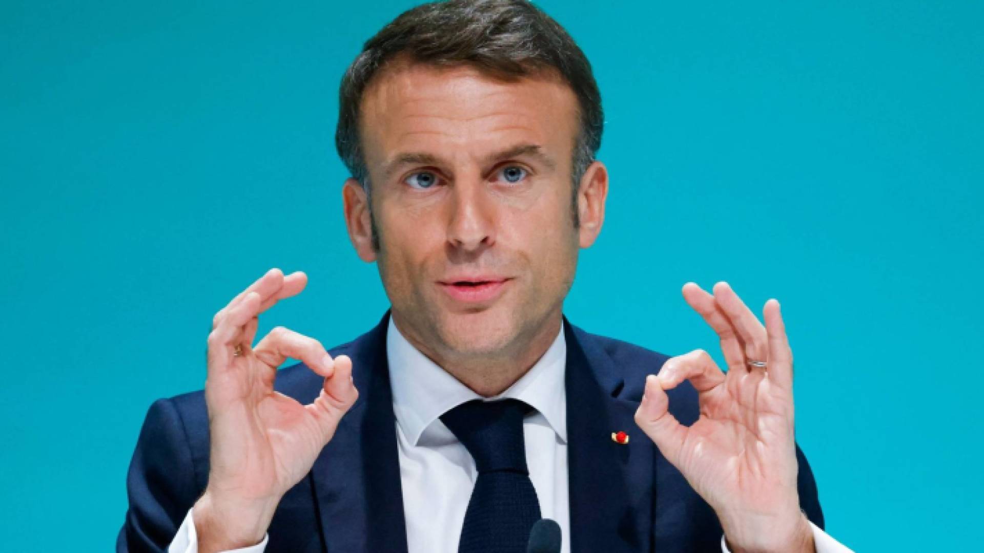 الرئيس الفرنسي إيمانويل ماكرون