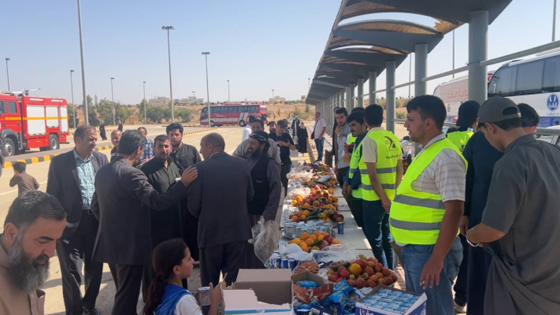 واحة معان تستقبل حجاج بيت الله الحرام