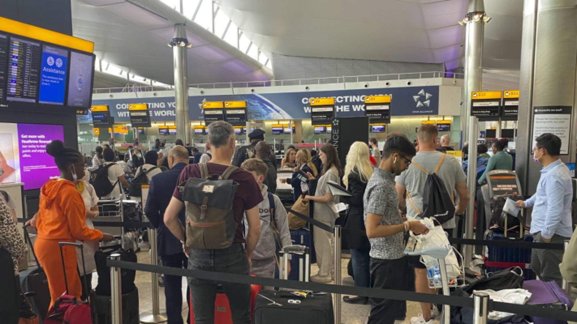 اكتظاظ في مطار هيثرو