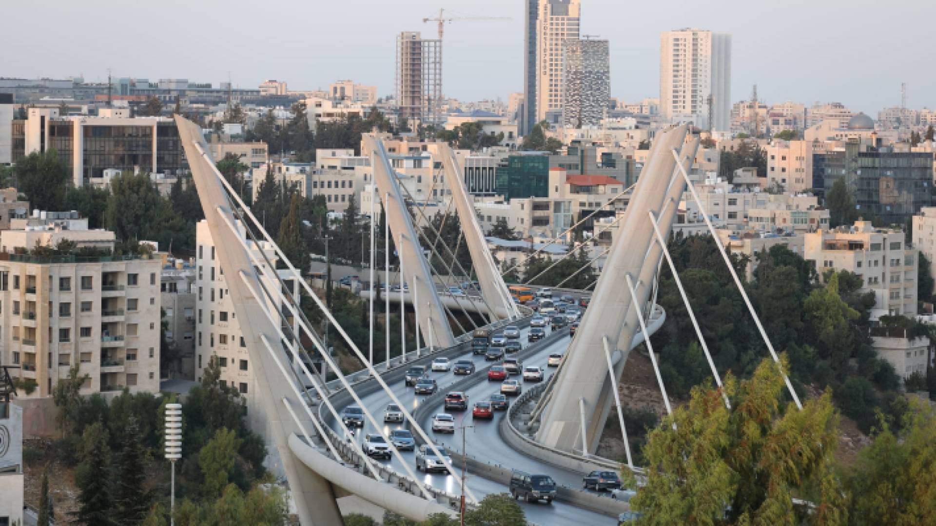 جسر عبدون في العاصمة عمان