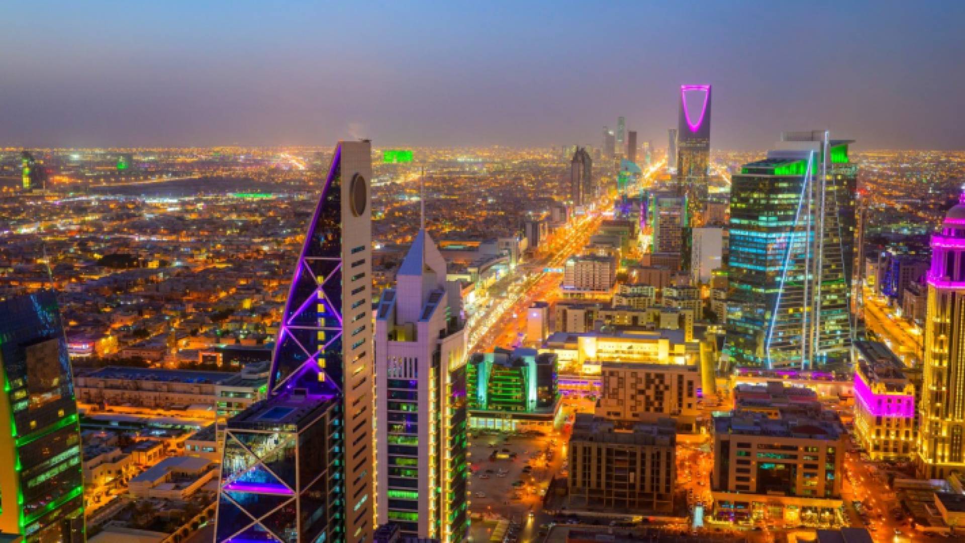 مشهد من العاصمة السعودية الرياض