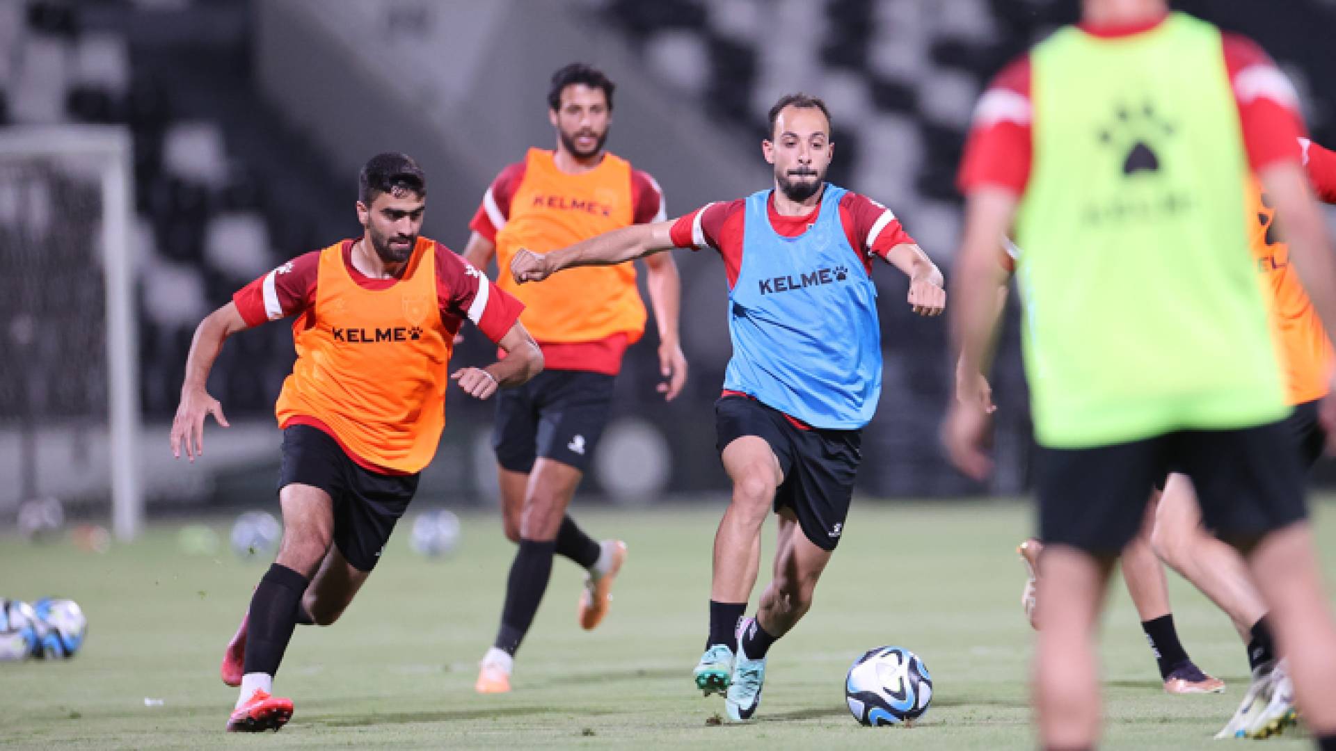 من تدريبات المنتخب الوطني