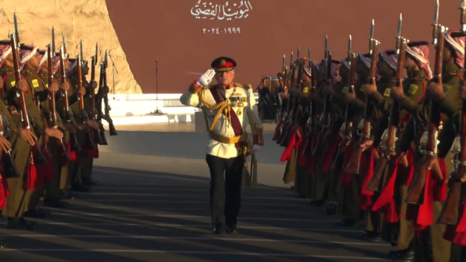 جلالة الملك عبدالله الثاني خلال فعاليات اليوبيل الفضي