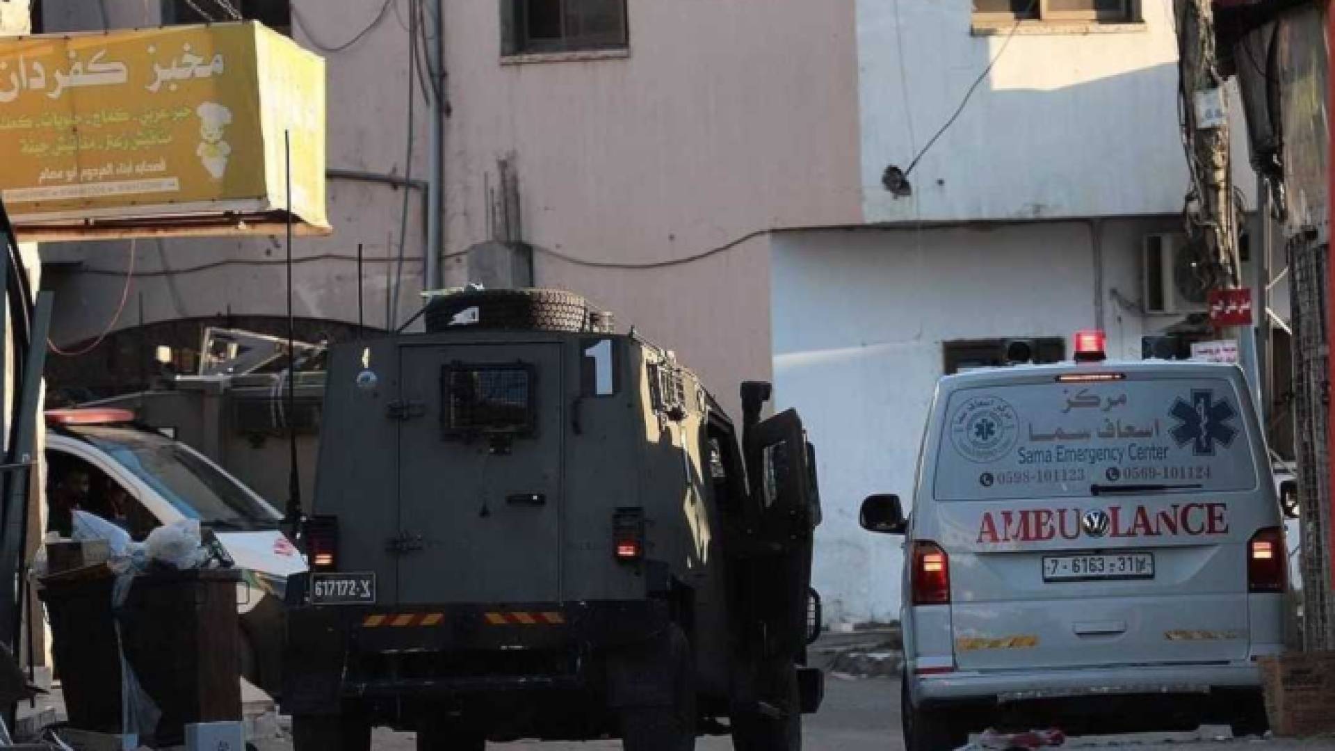 خلال اقتحام قوات الاحتلال بلدة كفر دان في جنين