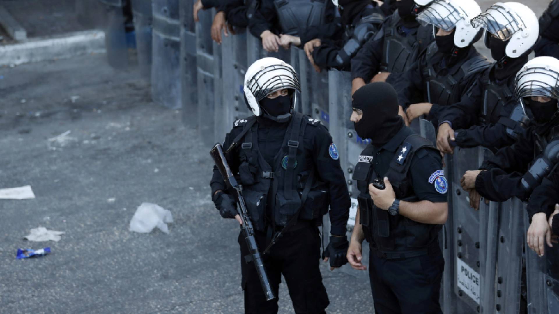 عناصر من الشرطة الفلسطينية