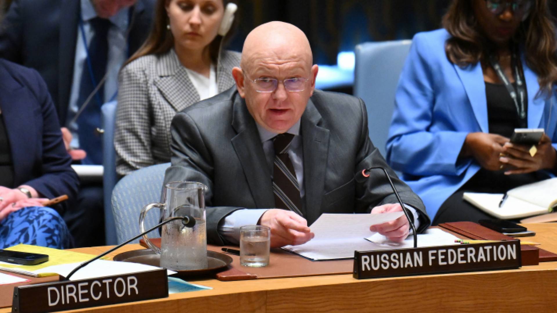 المندوب الروسي في مجلس الأمن الدولي فاسيلي نيبينزيا
