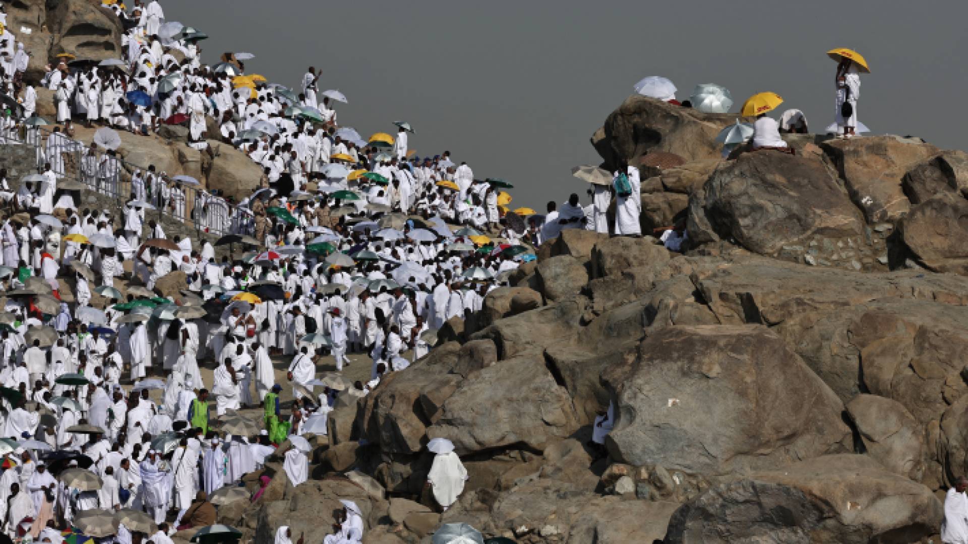 حجاج على جبل عرفات