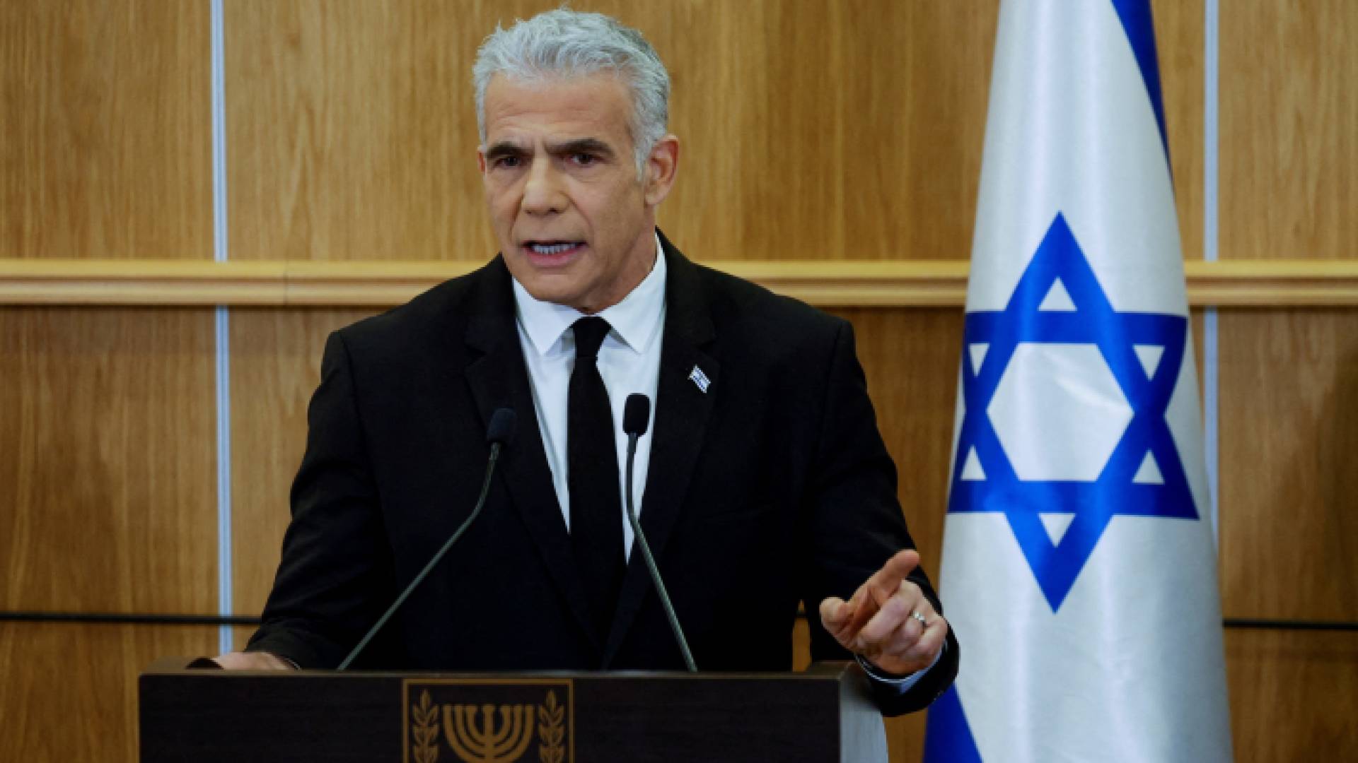 زعيم المعارضة في كيان الاحتلال الإسرائيلي يائير لابيد