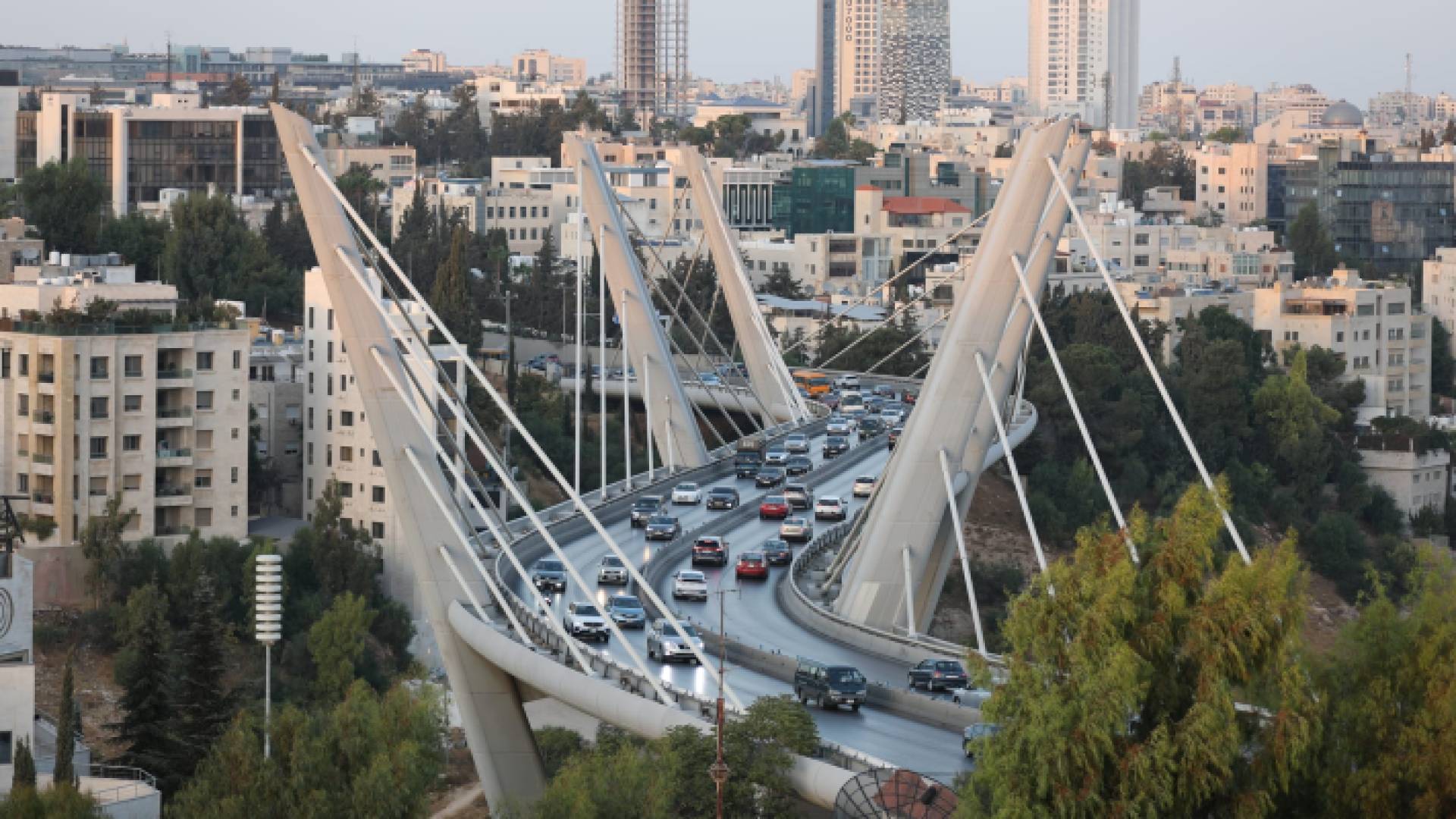 جسر عبدون في العاصمة عمان
