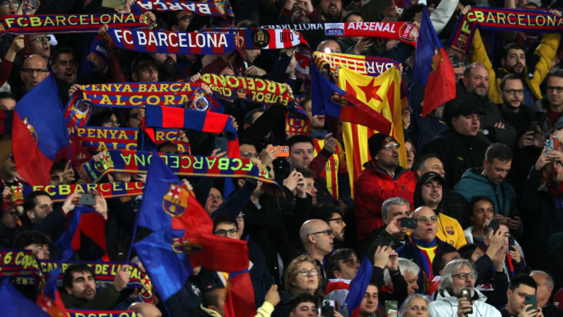 جماهير برشلونة