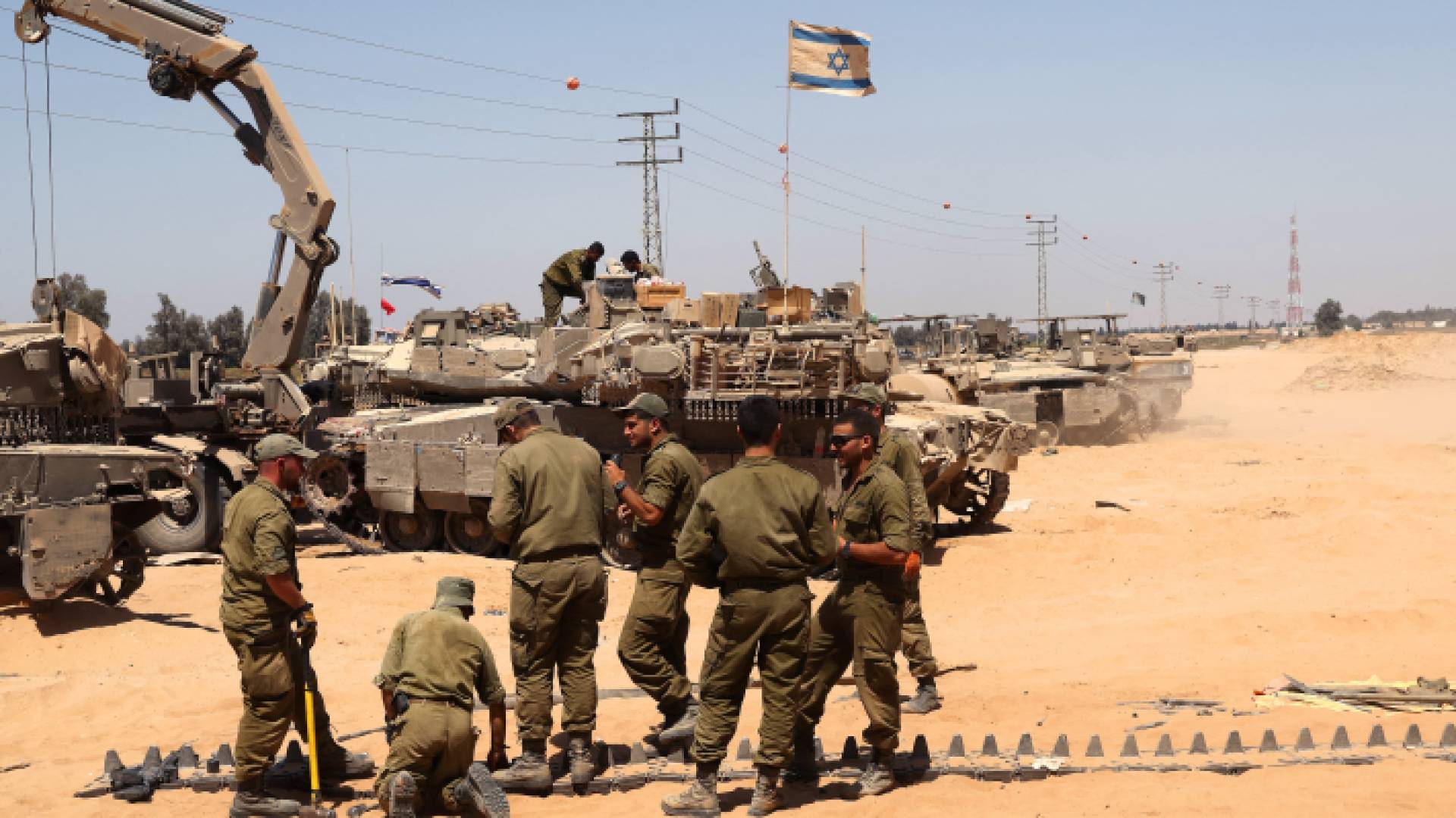 عناصر من جيش الاحتلال الإسرائيلي في قطاع غزة