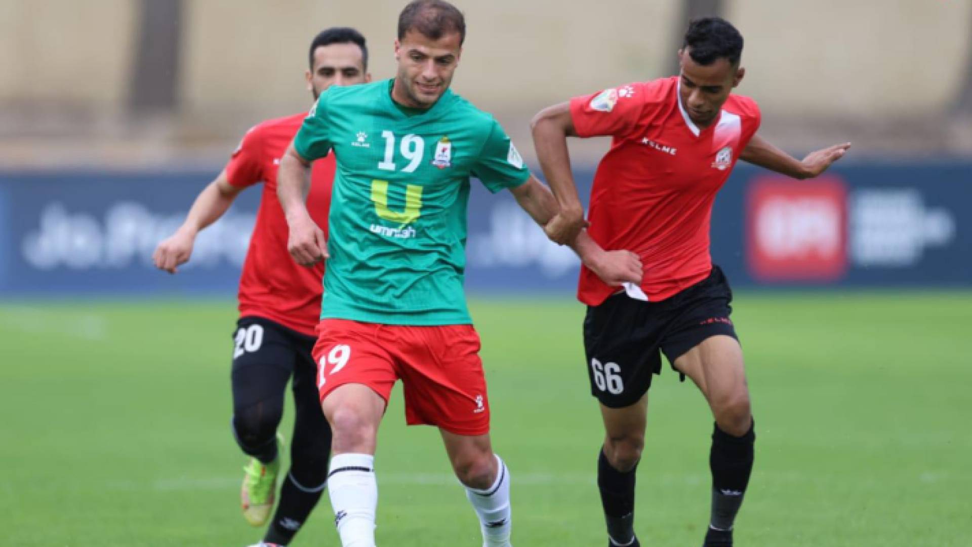 من مباراة سابقة بين الوحدات وشباب الأردن