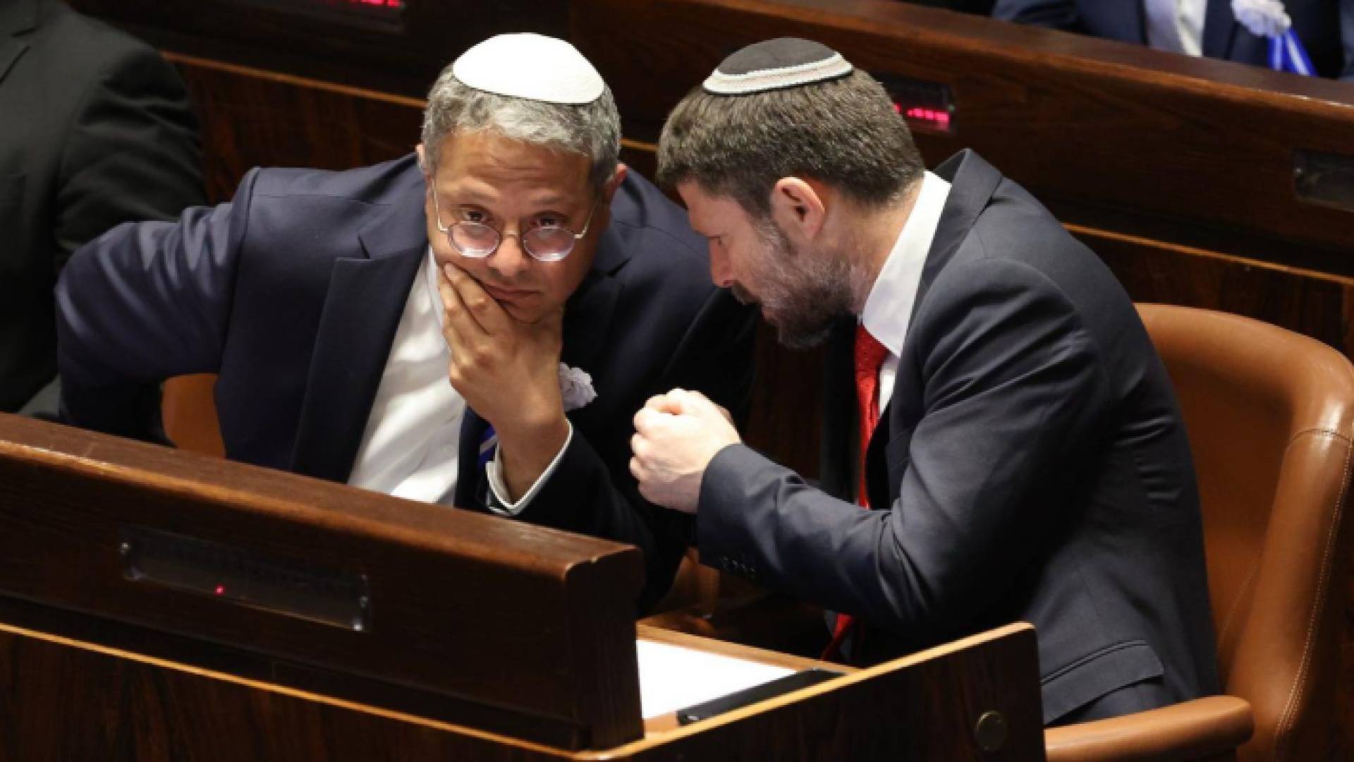 وزير المالية في حكومة الاحتلال سموتريتش ووزير الأمن القومي إيتمار بن غفير