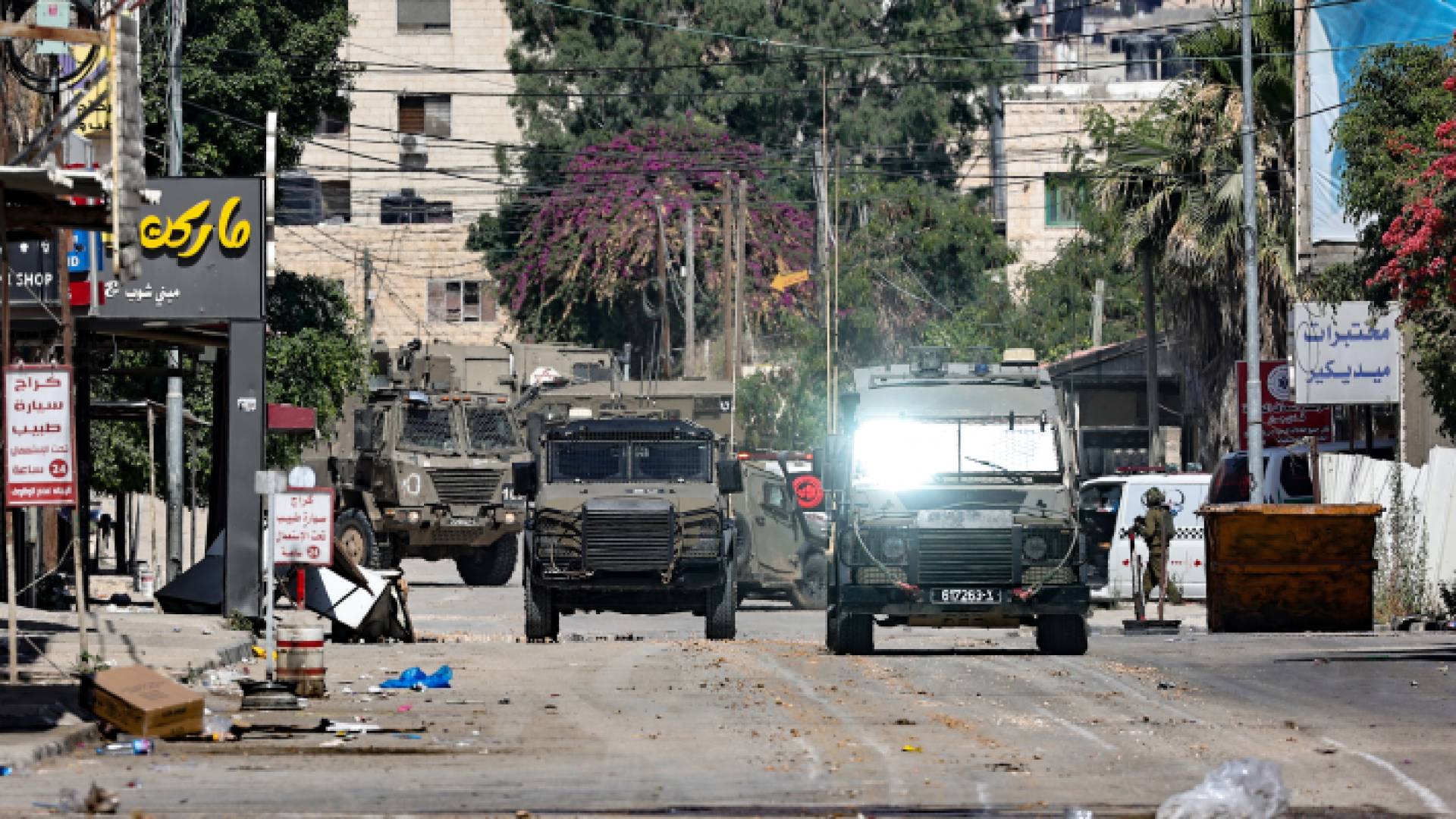 مركبات الاحتلال العسكرية في الضفة الغربية المحتلة