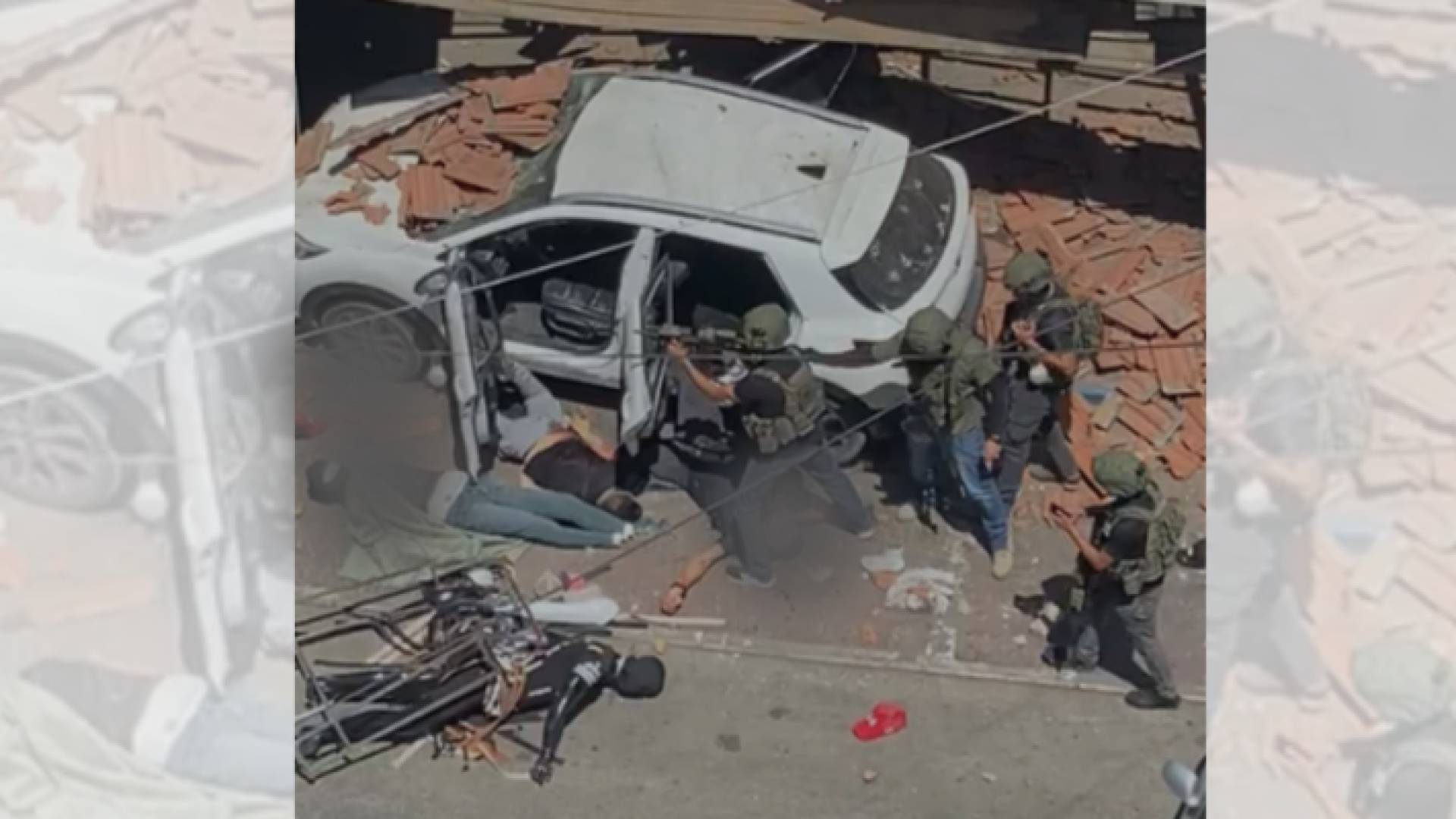 من موقع عملية الاغتيال التي نفذها الاحتلال في قلقيلية