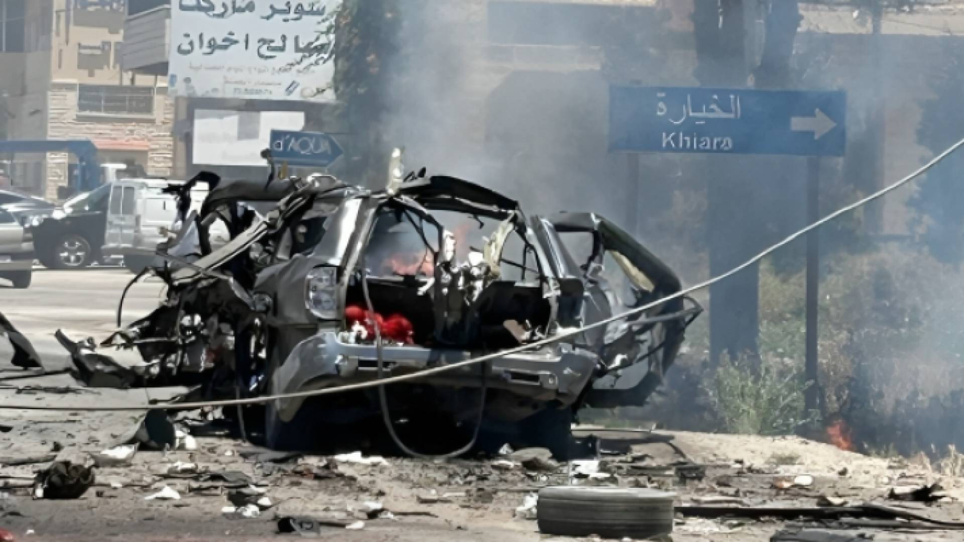 الاحتلال يستهدف مفرق بلدة الخيارة في البقاع الغربي