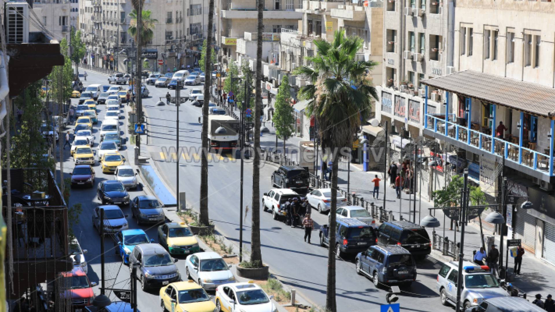 وسط البلد بالعاصمة عمان