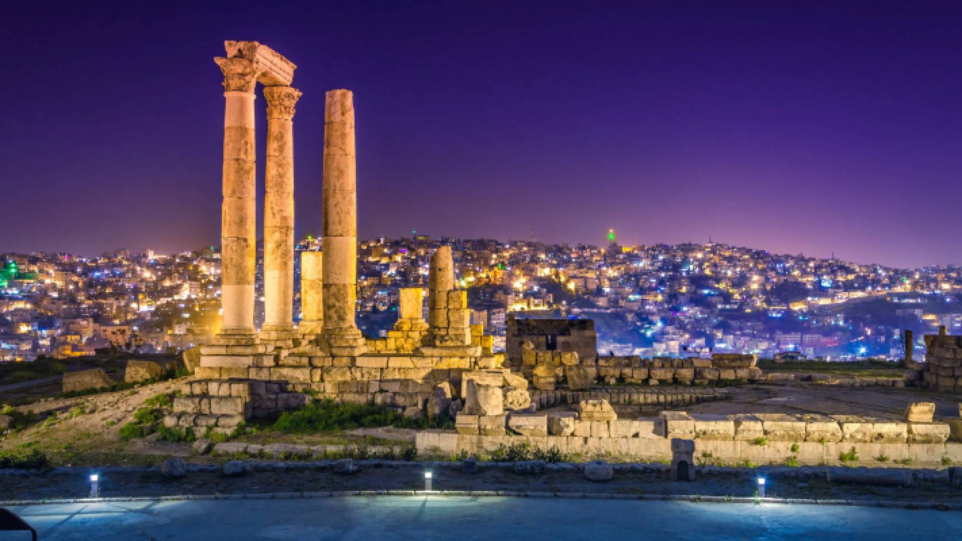 جبل القلعة في العاصمة عمان