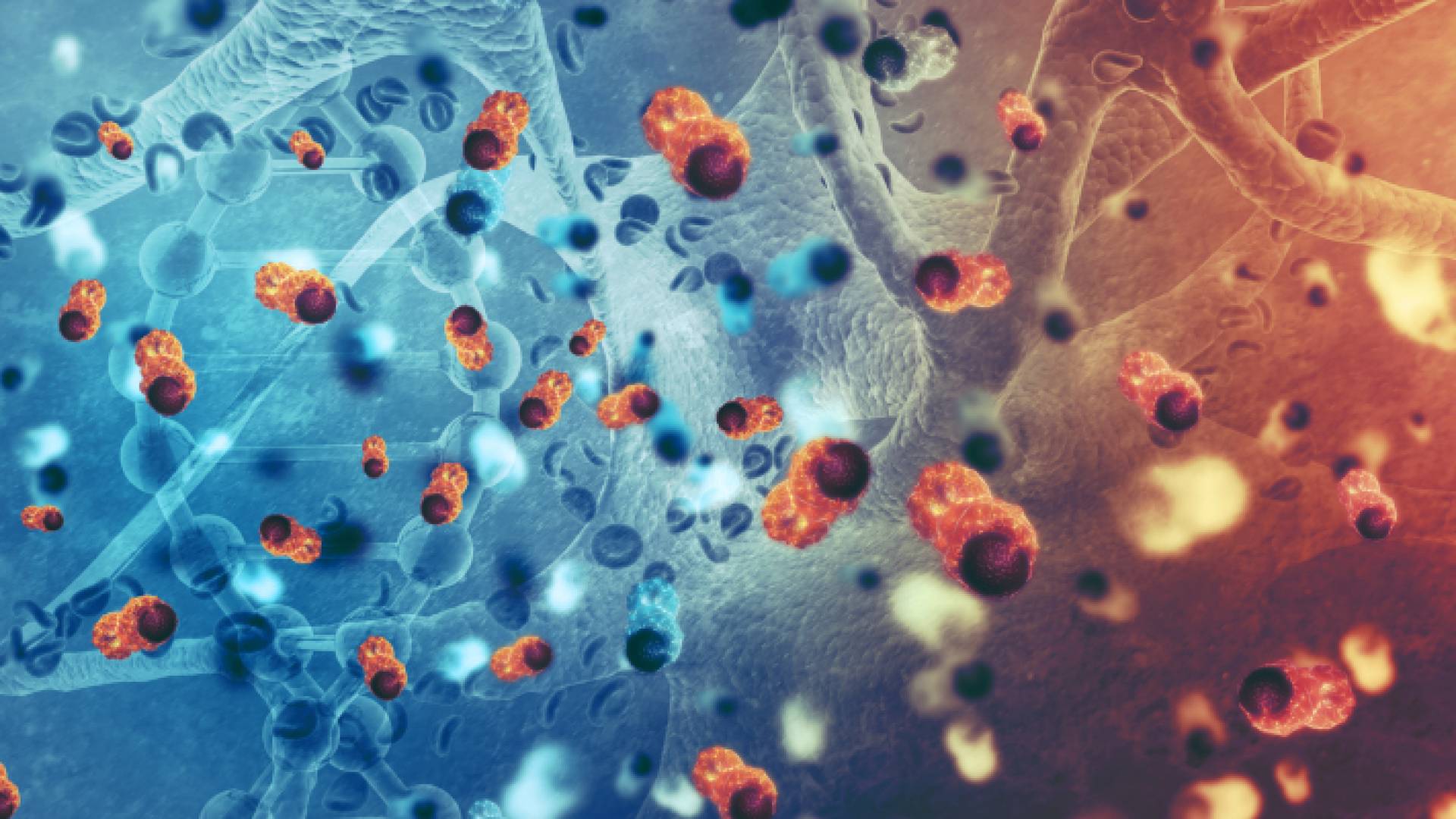 صورة تعبر عن خلايا سرطانية