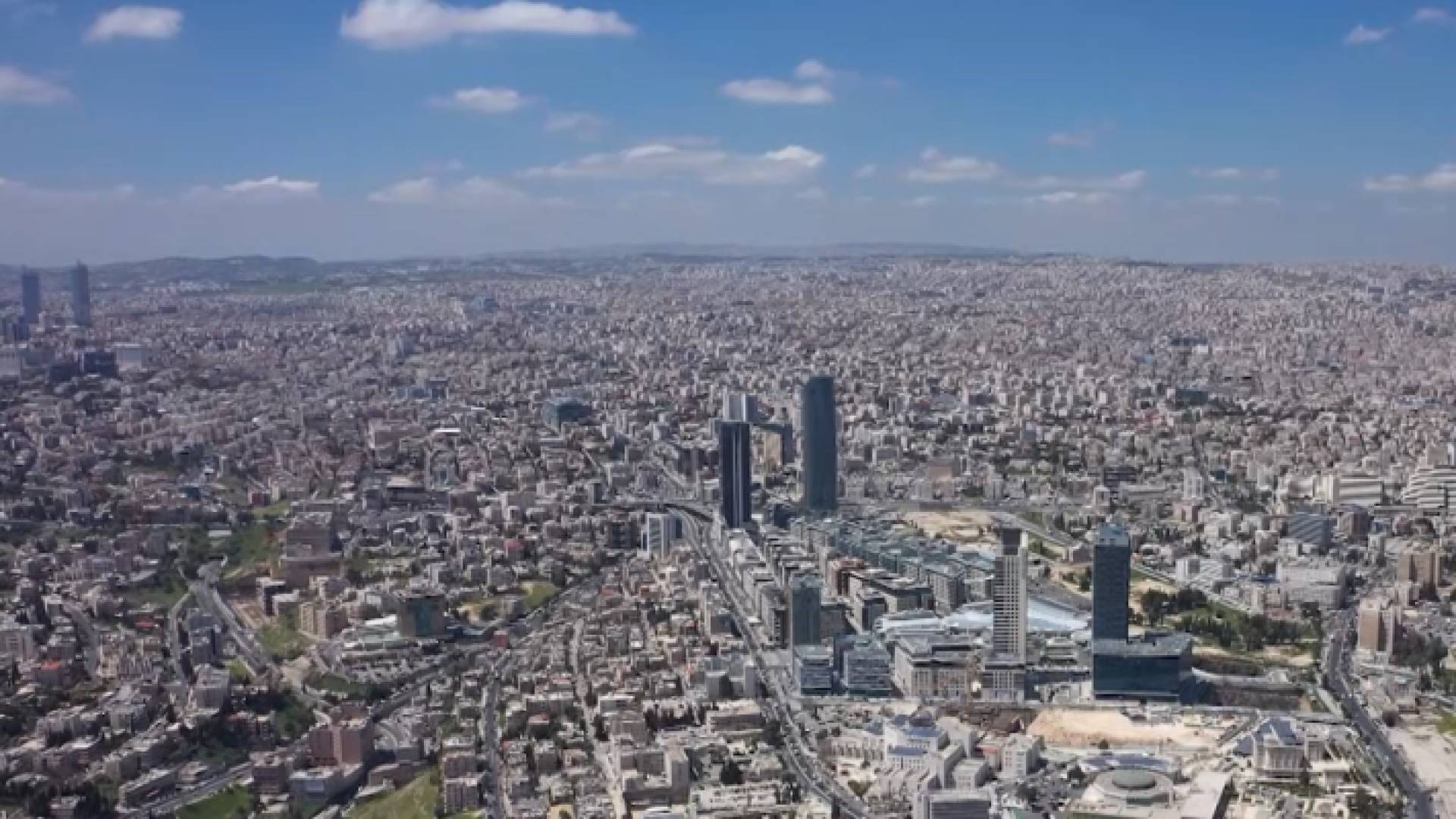 صورة عامة للعاصمة عمان