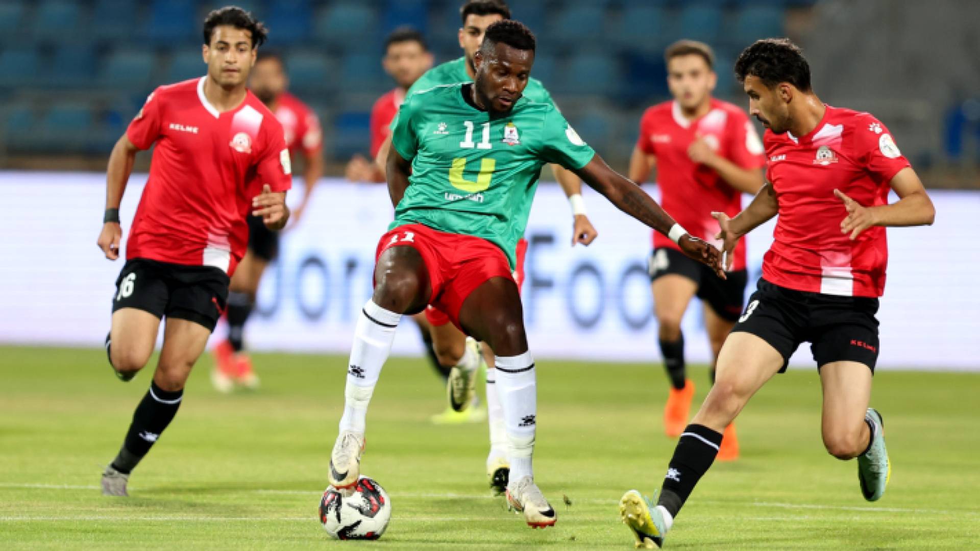 من مباراة الوحدات وشباب الأردن