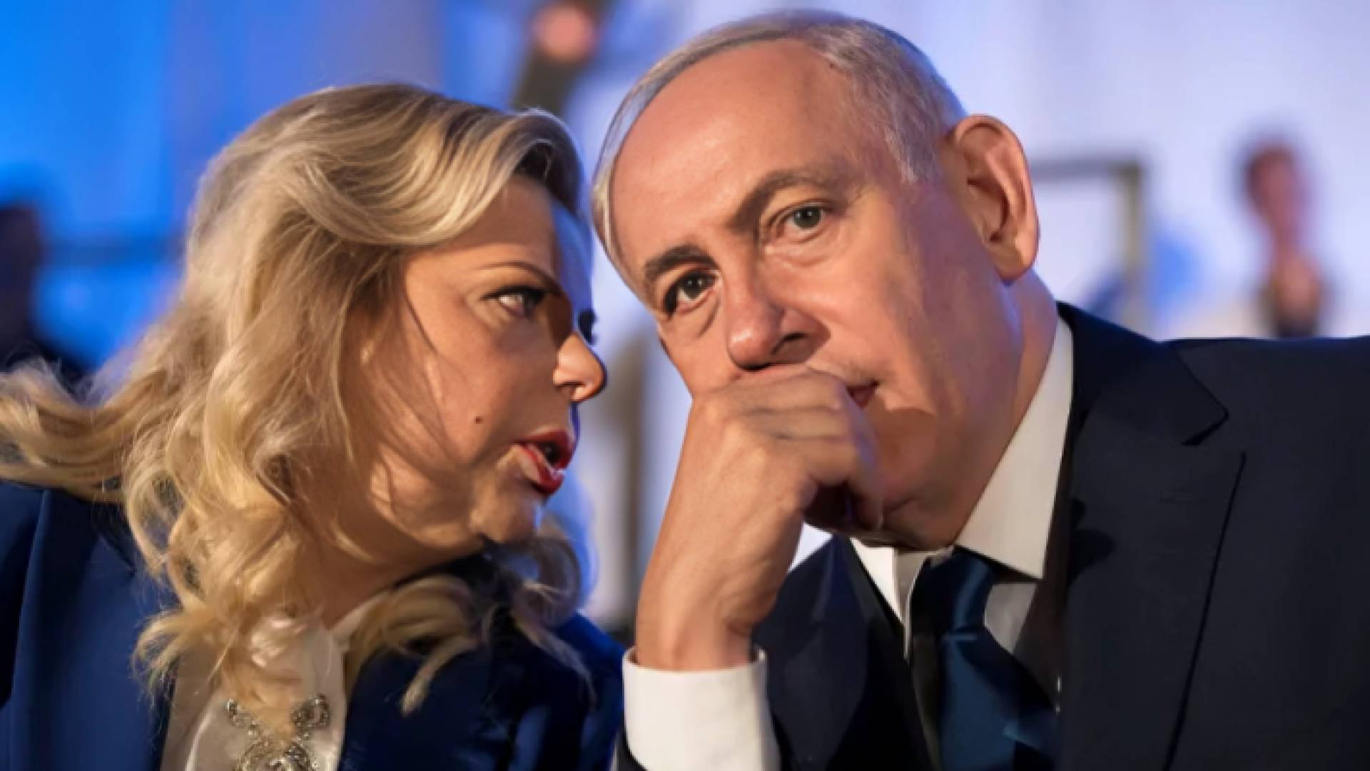 رئيس حكومة الاحتلال الإسرائيلي بنيامين نتنياهو وزوجته سارة