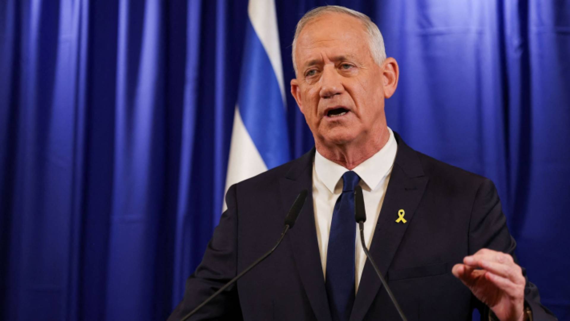 بيني غانتس عضو مجلس الحرب سابقا في حكومة الاحتلال