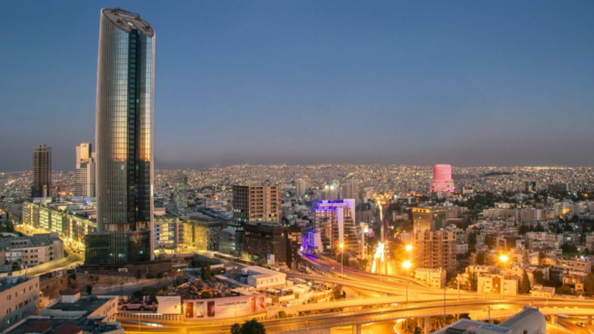 مشهد عام لجانب من العاصمة الأردنية عمان