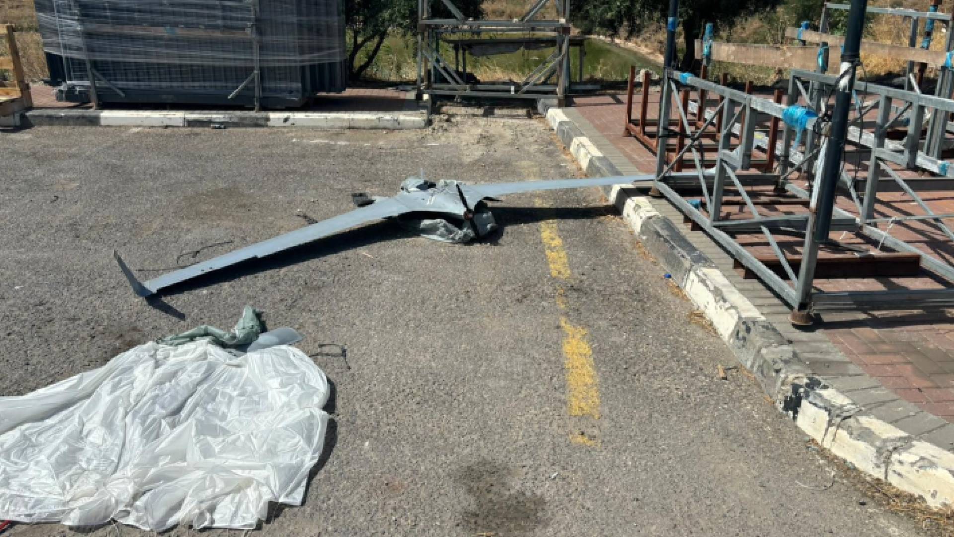 طائرة مسيرة سقطت في الجولان المحتل