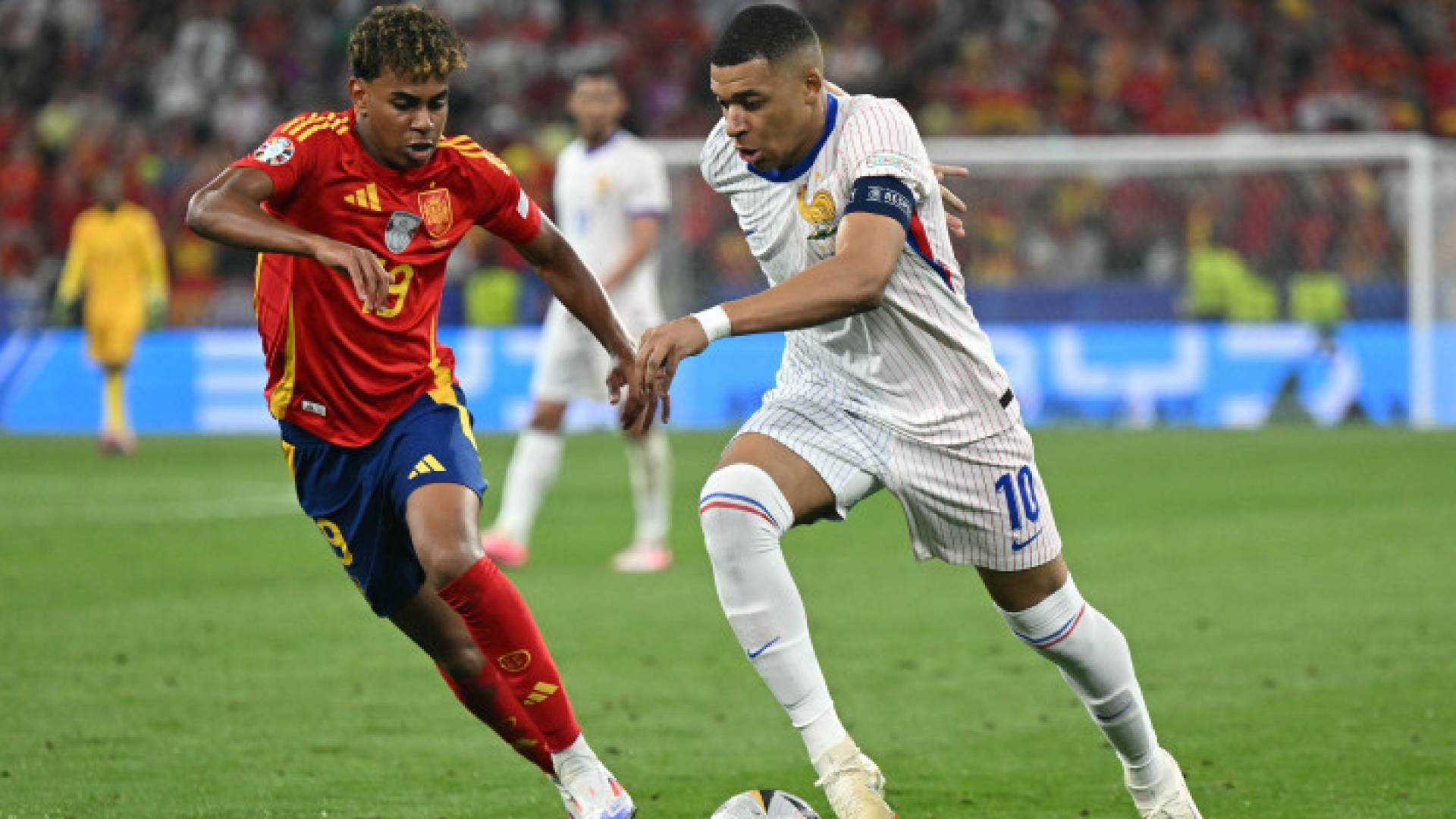 من مباراة اسبانيا وفرنسا