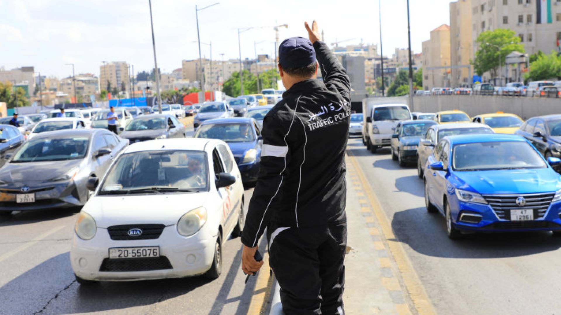 شرطي سير في العاصمة عمان