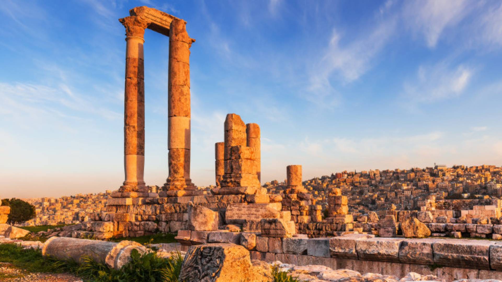 لقطة عامة للعاصمة عمان