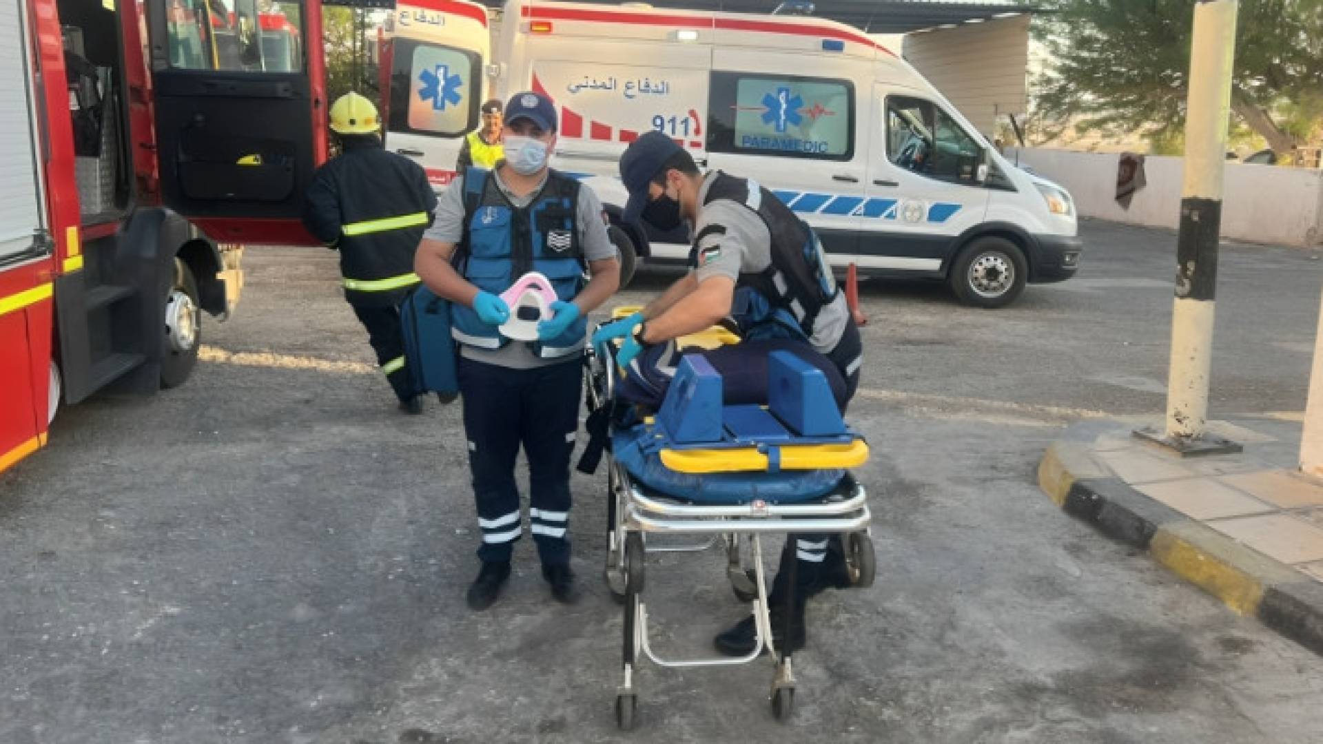 كوادر الدفاع المدني "أرشيفية"