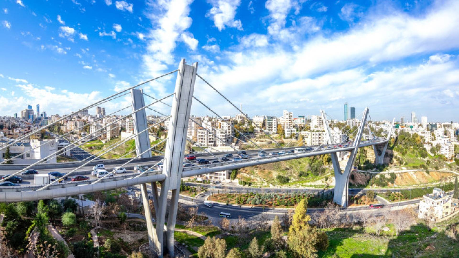 جسر عبدون في العاصمة عمان